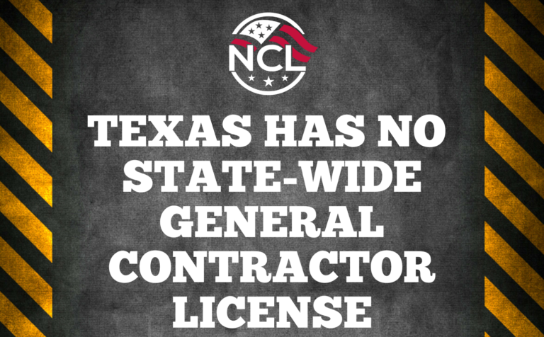 Texas General Contractor Licenses